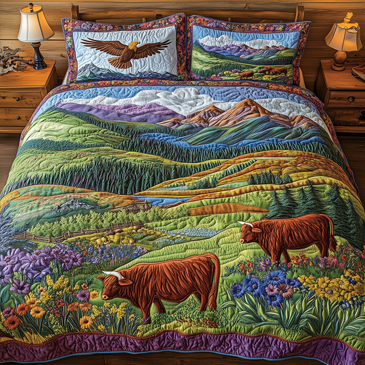 Harmony Highland 3-Piece Quilted Bedding Set GFTONL2518