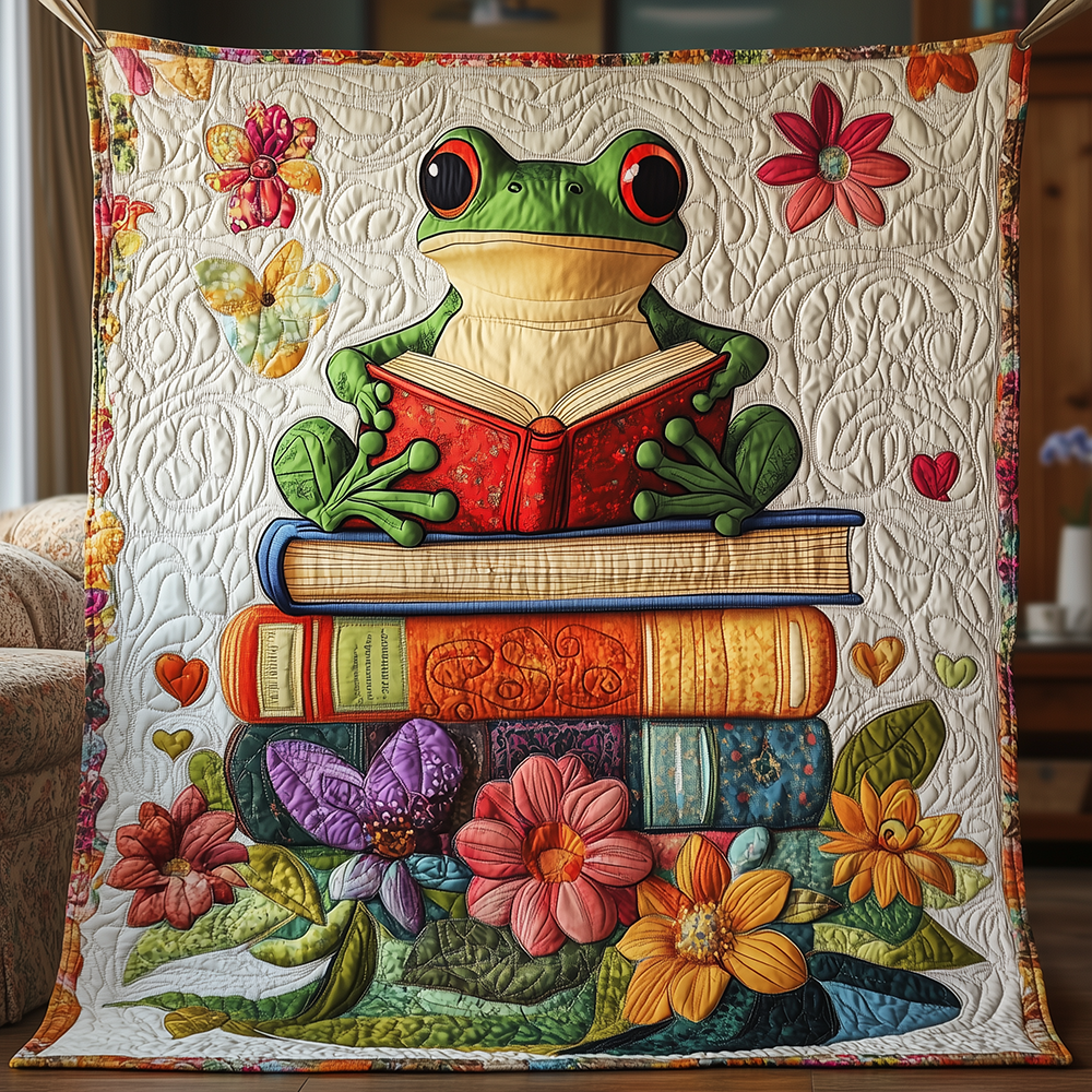 Wisdom Toad Quilted Blanket GFTONL2580
