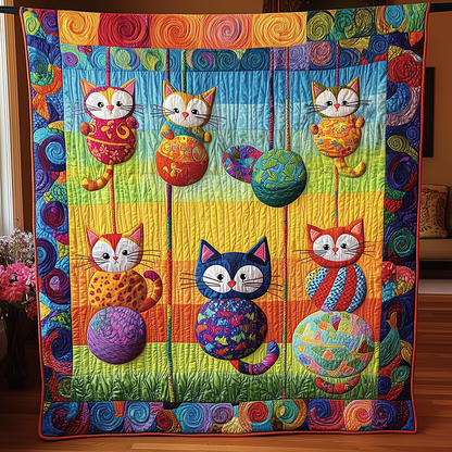 Hanging Paws & Purls Quilted Blanket GFTONL2592