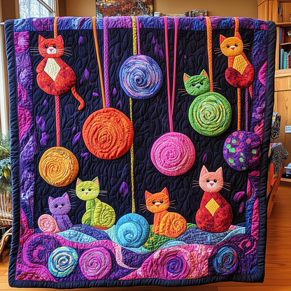 Whisker Knitters Quilted Blanket GFTONL2597