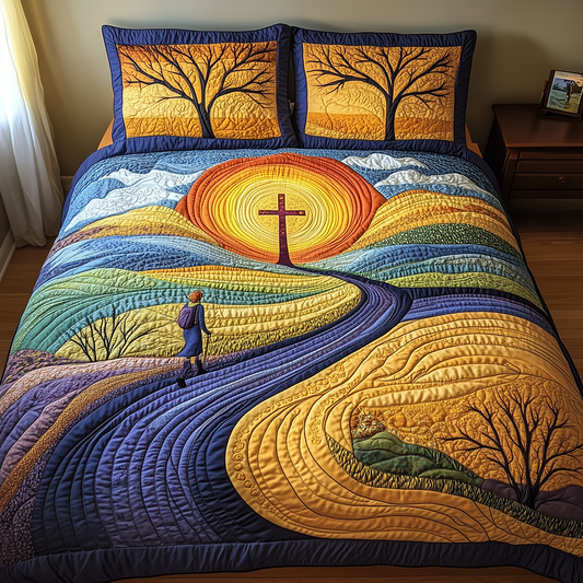 Divine Path 3-Piece Quilted Bedding Set GFTONL2657