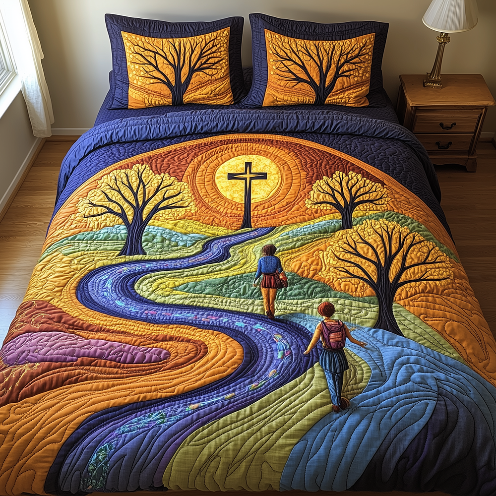 Journey to Bless 3-Piece Quilted Bedding Set GFTONL2660