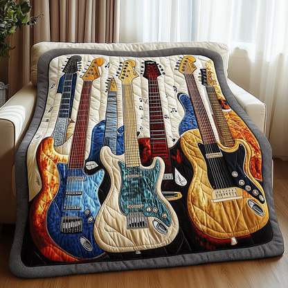 Guitar Quilted Blanket GFTONL2702