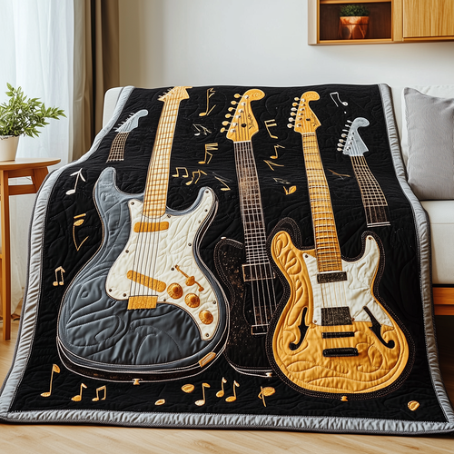 Guitar Quilted Blanket GFTONL2704