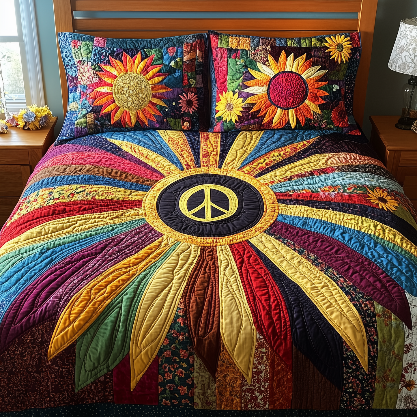 Radiant Peace 3-Piece Quilted Bedding Set GFTONL2708