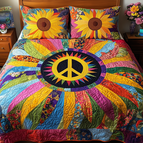 Radiant Harmony 3-Piece Quilted Bedding Set GFTONL2713