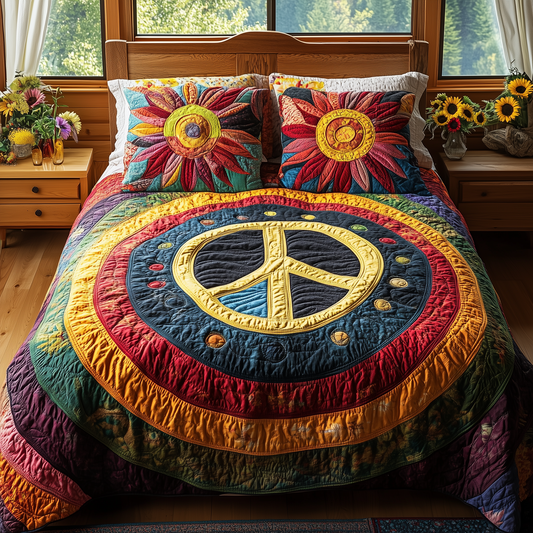 Radiant Harmony 3-Piece Quilted Bedding Set GFTONL2714