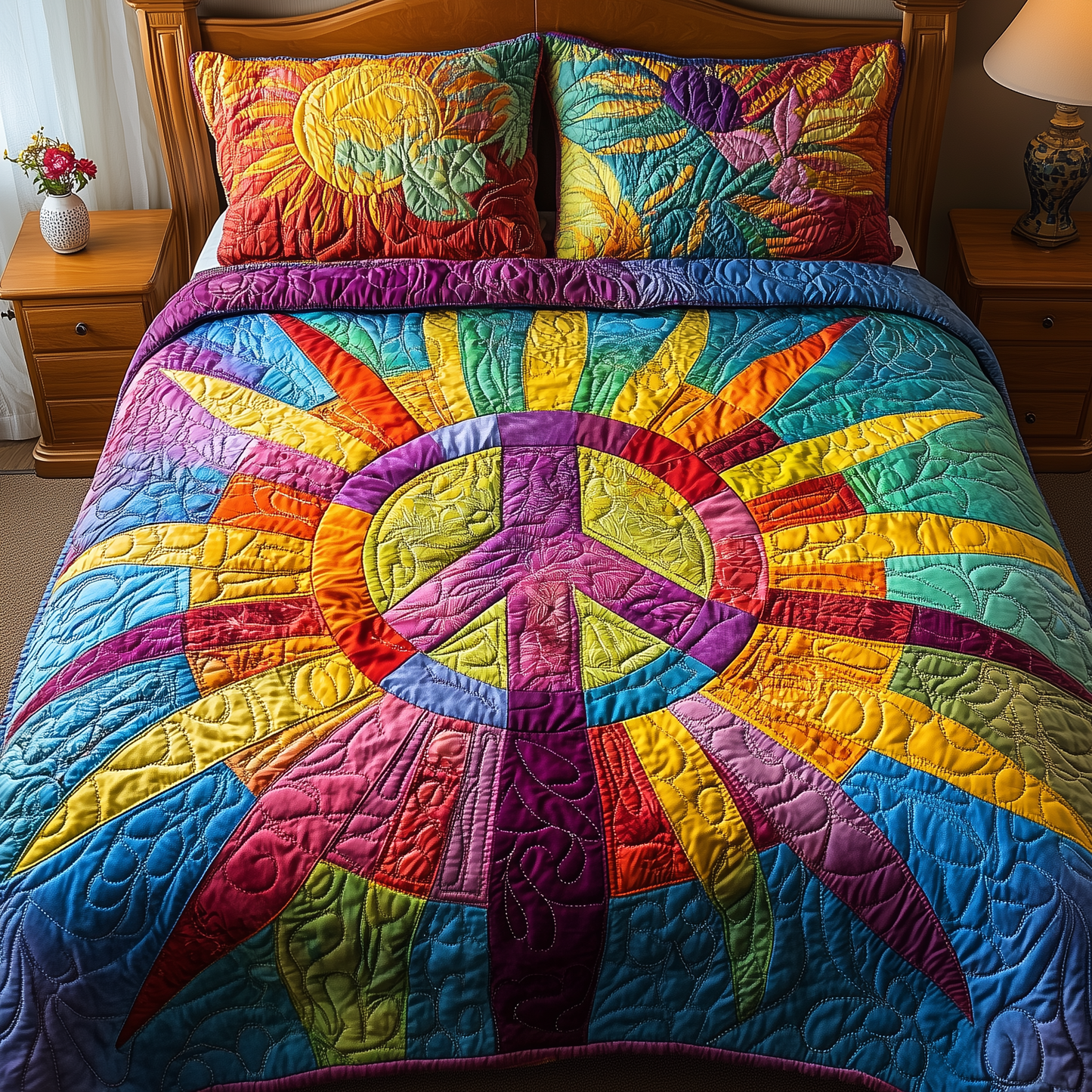 Radiant Harmony 3-Piece Quilted Bedding Set GFTONL2716