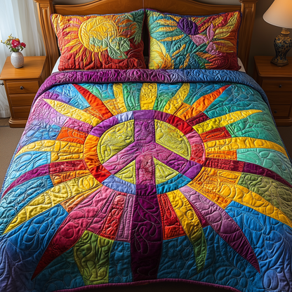 Radiant Harmony 3-Piece Quilted Bedding Set GFTONL2716