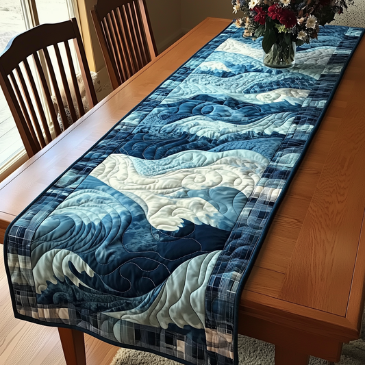Sound Of Ocean Quilted Table Runner GFTONL2724