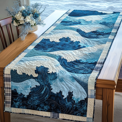 Sound Of Ocean Quilted Table Runner GFTONL2725
