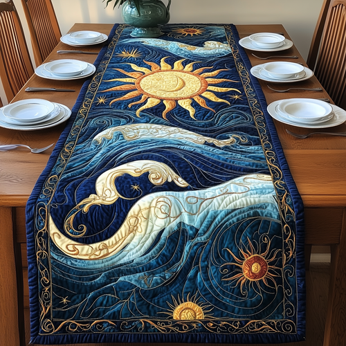 Sound Of Ocean Quilted Table Runner GFTONL2727