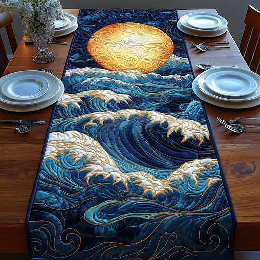 Sound Of Ocean Quilted Table Runner GFTONL2730