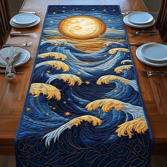 Sound Of Ocean Quilted Table Runner GFTONL2731