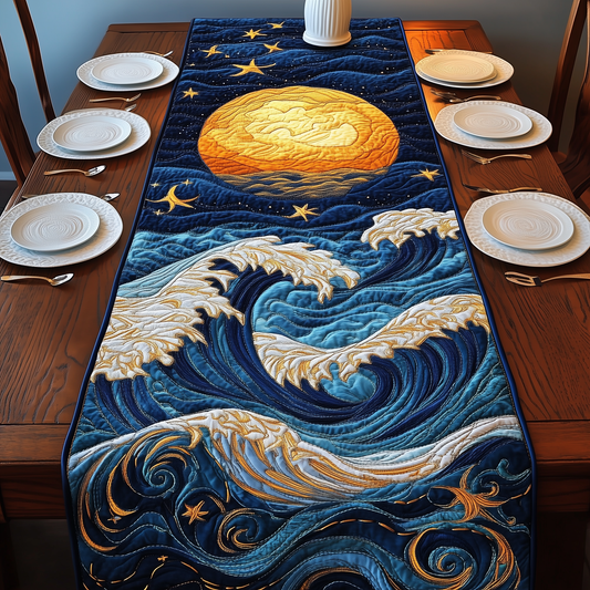 Sound Of Ocean Quilted Table Runner GFTONL2732