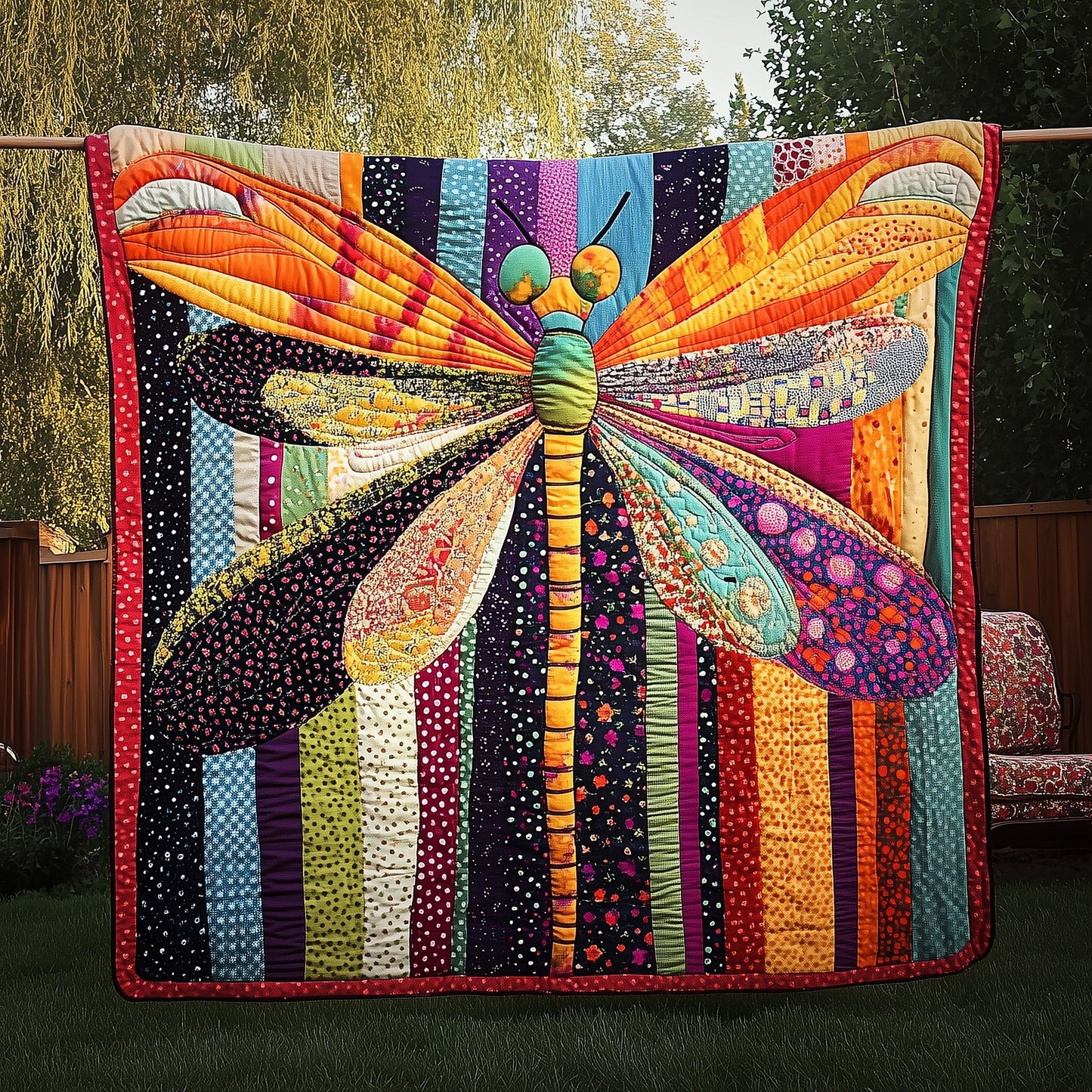 Dragonfly Quilted Blanket GFTONL2755