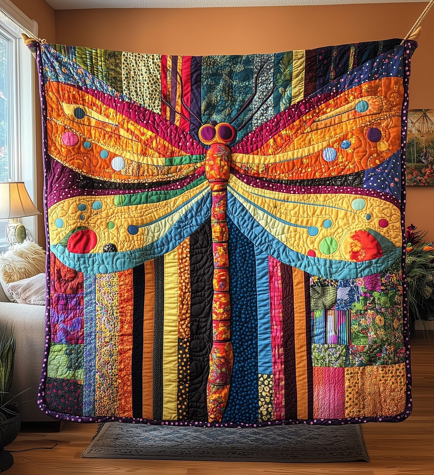 Dragonfly Quilted Blanket GFTONL2759