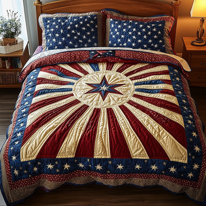 Blossom of Unity 3-Piece Quilted Bedding Set GFTONL2815