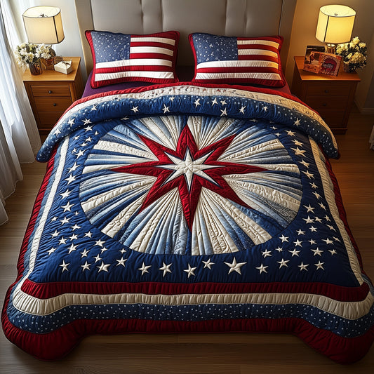 Blossom of Unity 3-Piece Quilted Bedding Set GFTONL2816
