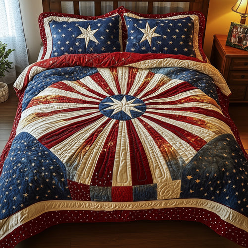 Blossom of Unity 3-Piece Quilted Bedding Set GFTONL2817