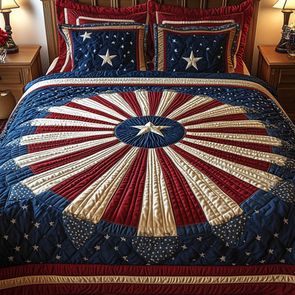 Blossom of Unity 3-Piece Quilted Bedding Set GFTONL2819