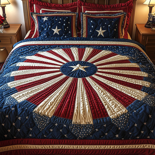 Blossom of Unity 3-Piece Quilted Bedding Set GFTONL2819