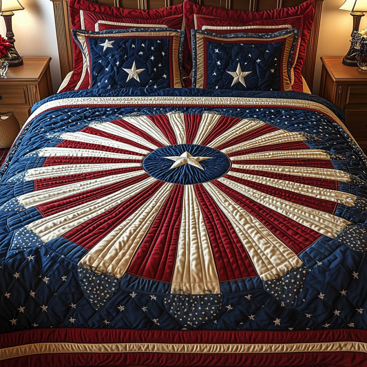 Blossom of Unity 3-Piece Quilted Bedding Set GFTONL2819