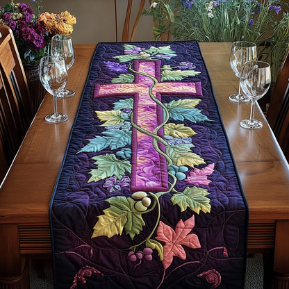 Grapes of Grace Quilted Table Runner GFTONL2922