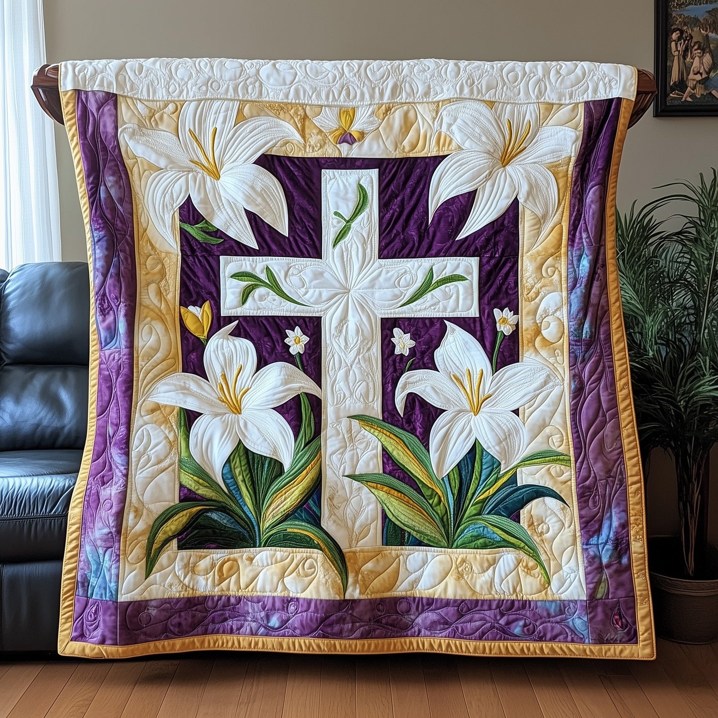 Easter Serenity Quilted Blanket GFTONL2939