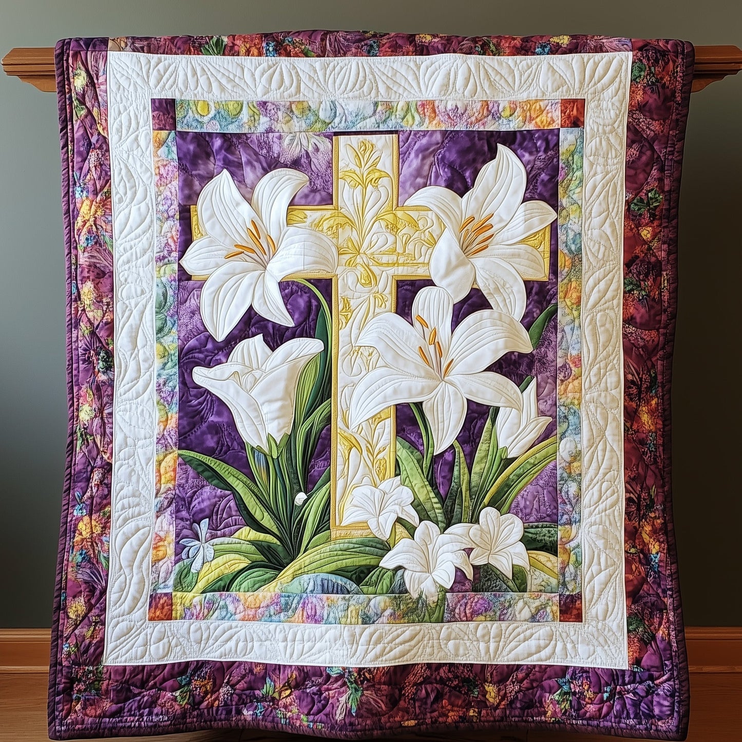 Easter Serenity Quilted Blanket GFTONL2941