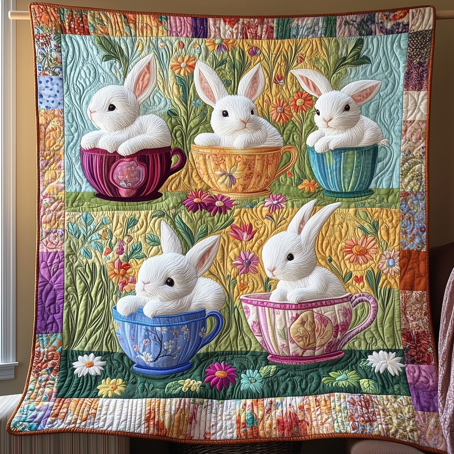 Easter Joy Quilted Blanket GFTONL3006