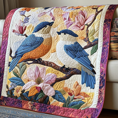 Blue Bird Quilted Blanket GFTONL3094