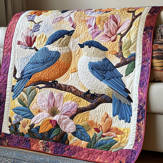 Blue Bird Quilted Blanket GFTONL3094