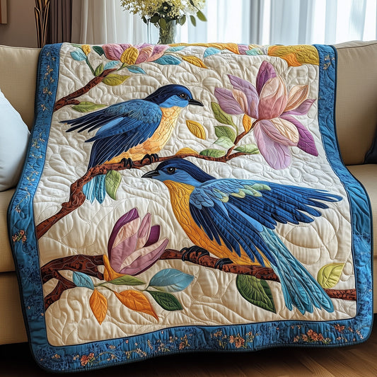 Blue Bird Quilted Blanket GFTONL3095