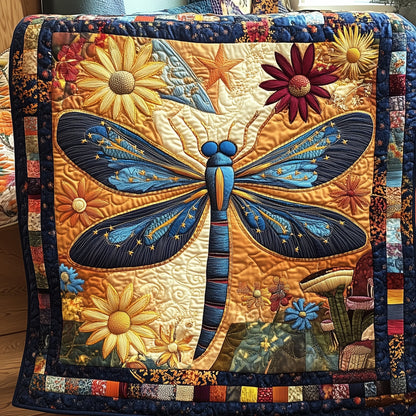 Dragonfly Charm Quilted Blanket GFTONL3165