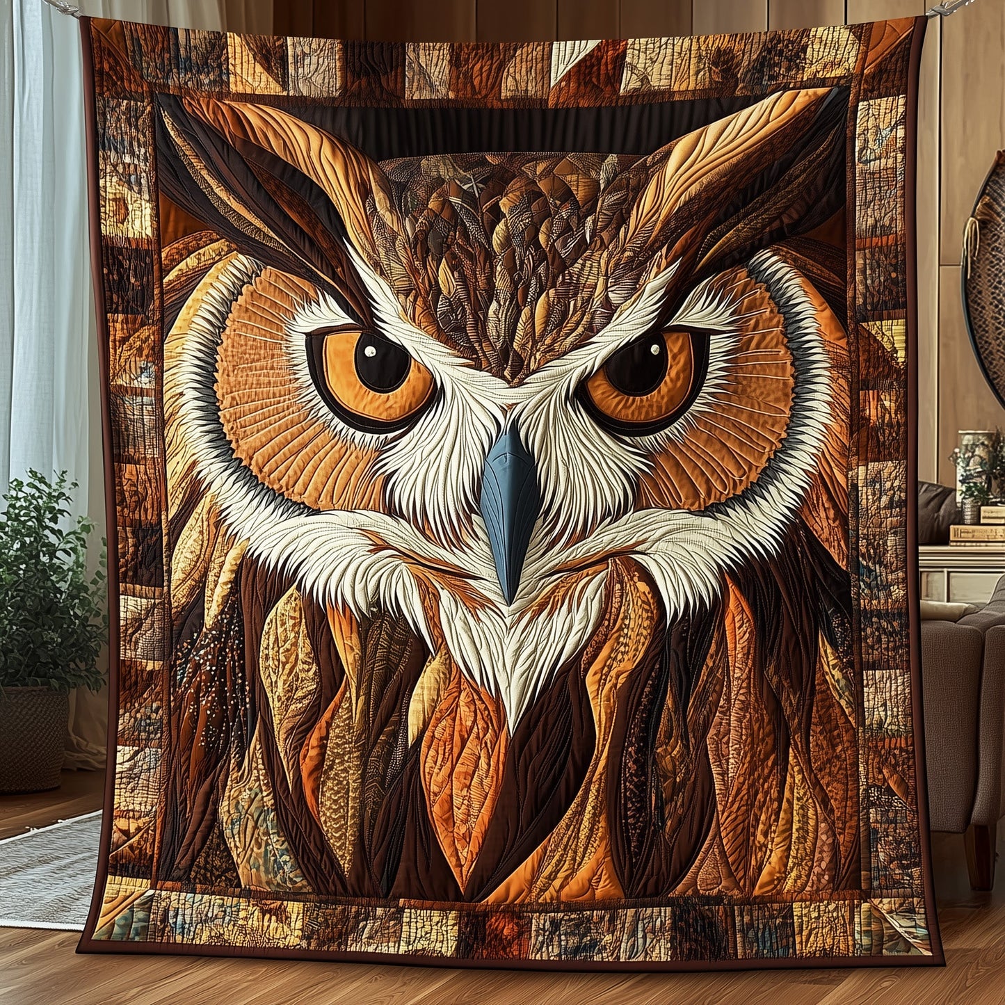 Majestic Owl Quilted Blanket GFTONL3267