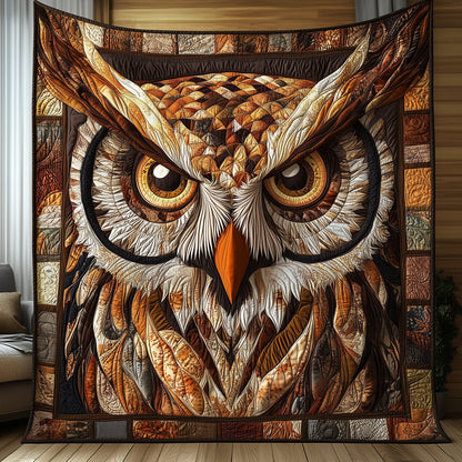 Majestic Owl Quilted Blanket GFTONL3273