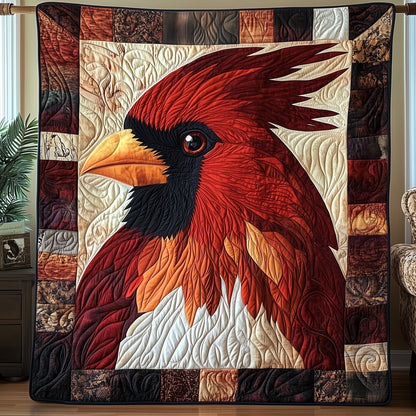 Regal Cardinal  Quilted Blanket GFTONL3280