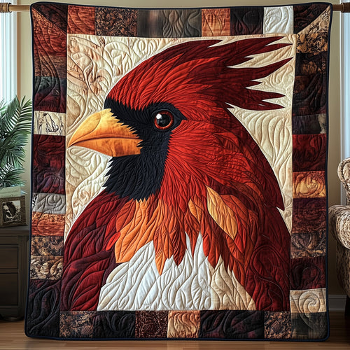 Regal Cardinal  Quilted Blanket GFTONL3280
