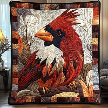 Regal Cardinal  Quilted Blanket GFTONL3281