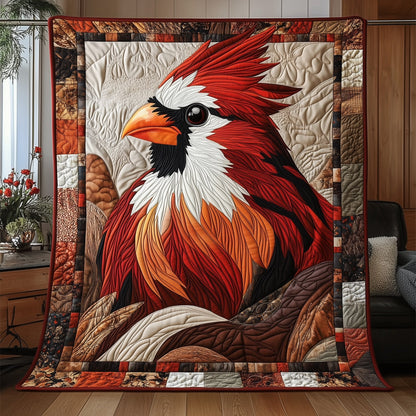 Regal Cardinal  Quilted Blanket GFTONL3282