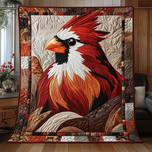 Regal Cardinal  Quilted Blanket GFTONL3282