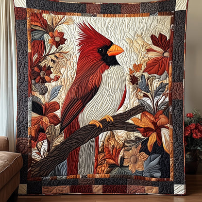 Regal Cardinal  Quilted Blanket GFTONL3284