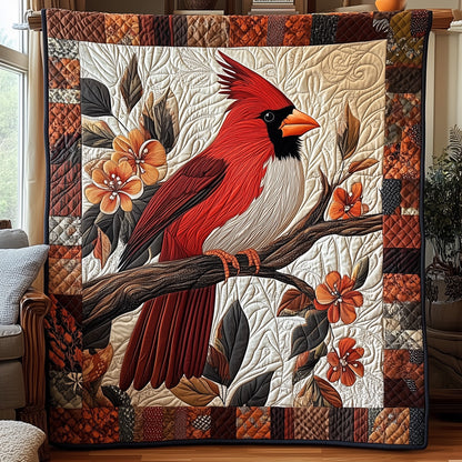 Regal Cardinal  Quilted Blanket GFTONL3285