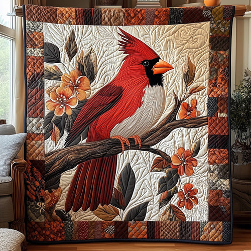 Regal Cardinal  Quilted Blanket GFTONL3285