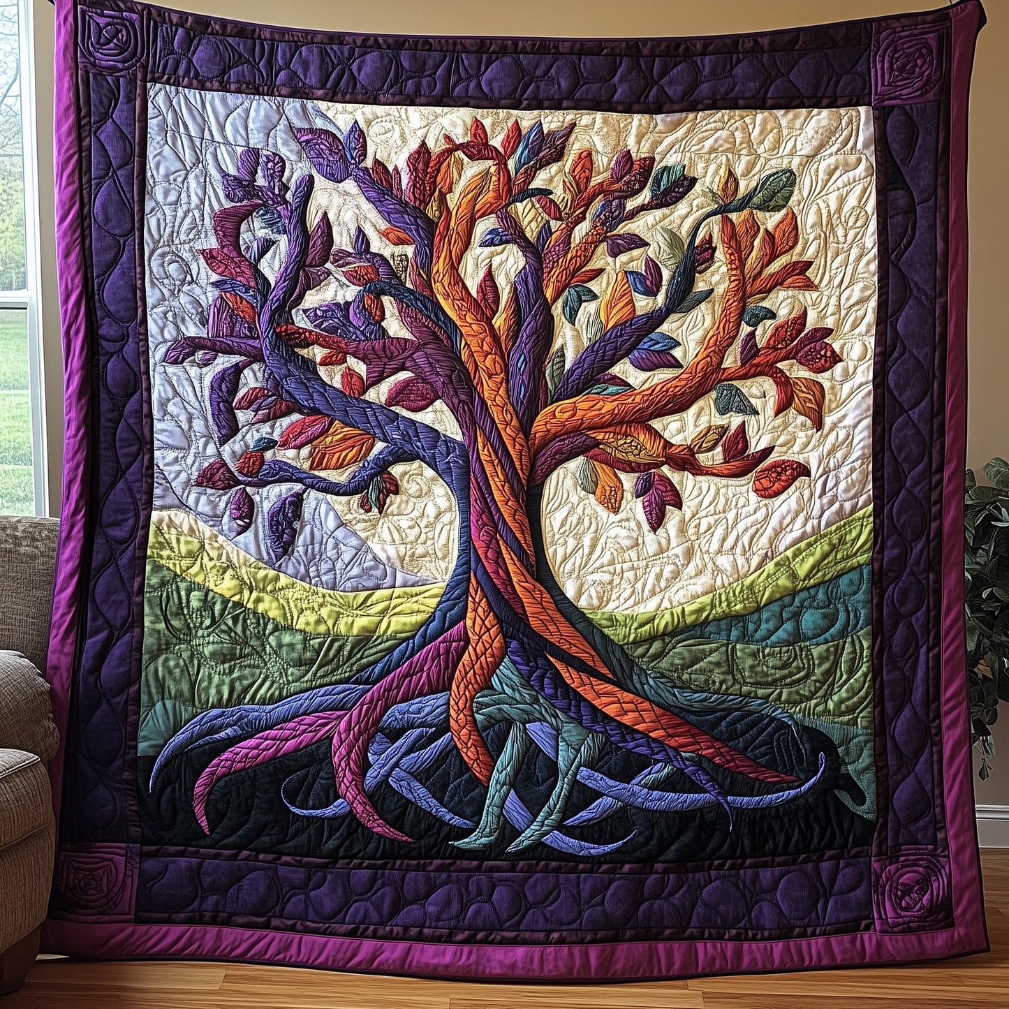 Tree Of Life Quilted Blanket GFTONL3295