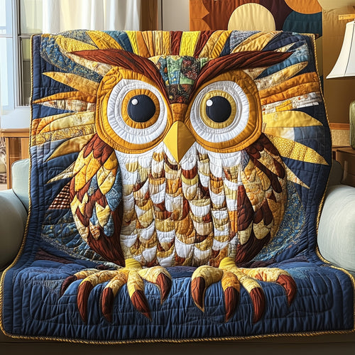 Quirky Owl Quilted Blanket GFTONL3308