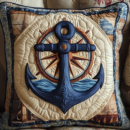 Anchor Life Quilted Pillow Case GFTONL3314