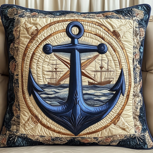 Anchor Life Quilted Pillow Case GFTONL3316
