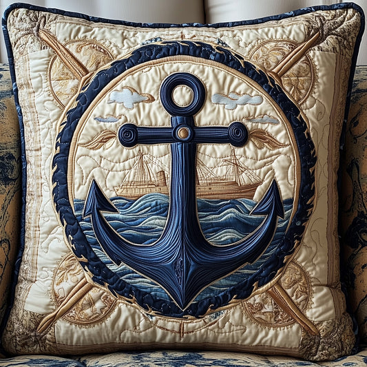 Anchor Life Quilted Pillow Case GFTONL3317